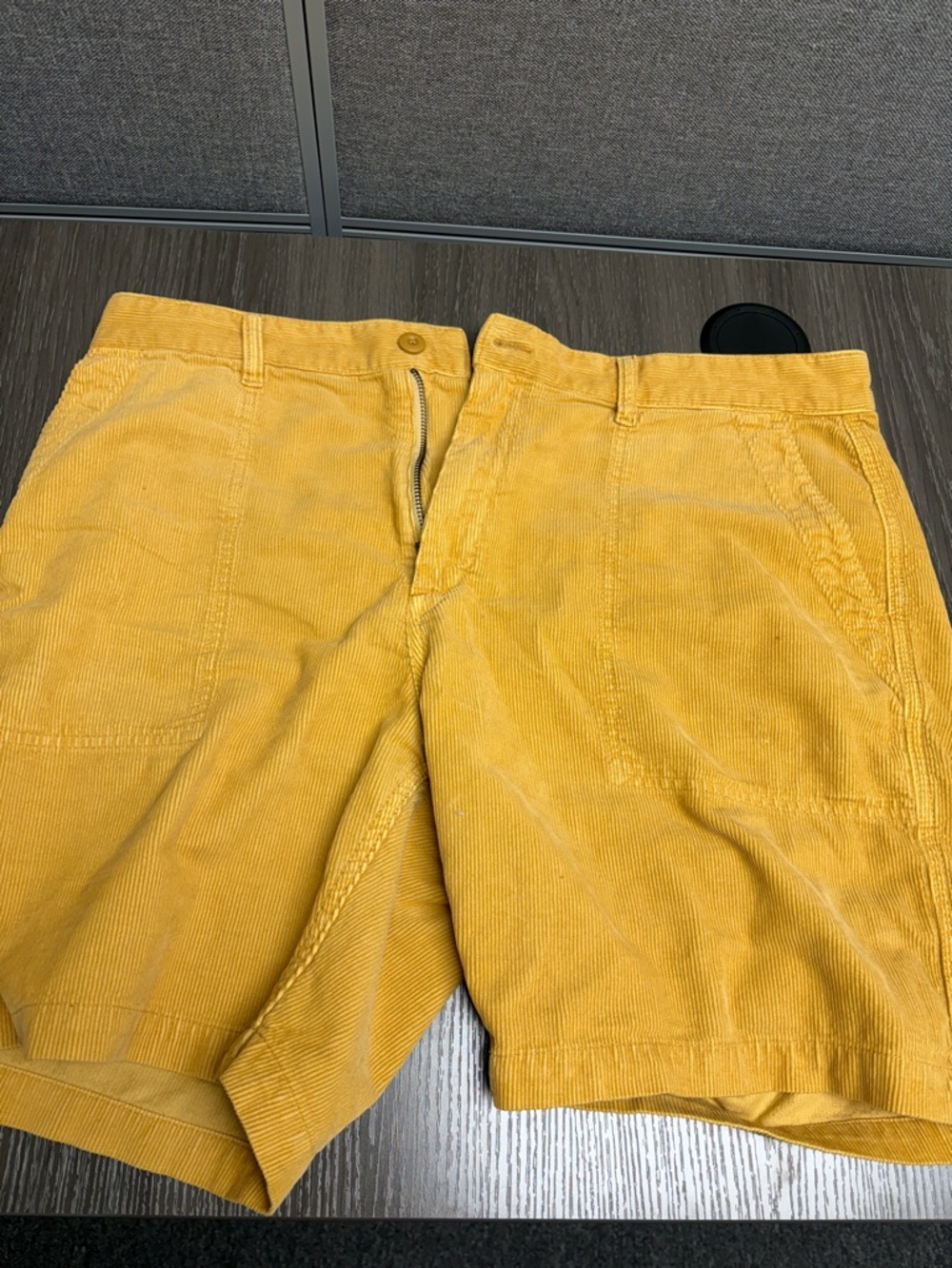 Trail Short in Gold Corduroy